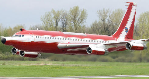 Se realiz&oacute; en Canada el &uacute;ltimo vuelo de un Boeing 720